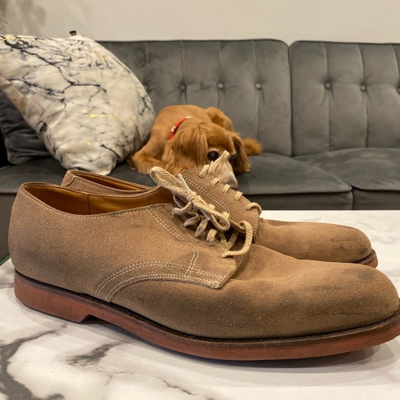 Cole Haan Suede Shoes Light Brown Size 11 - Picture 3 of 6